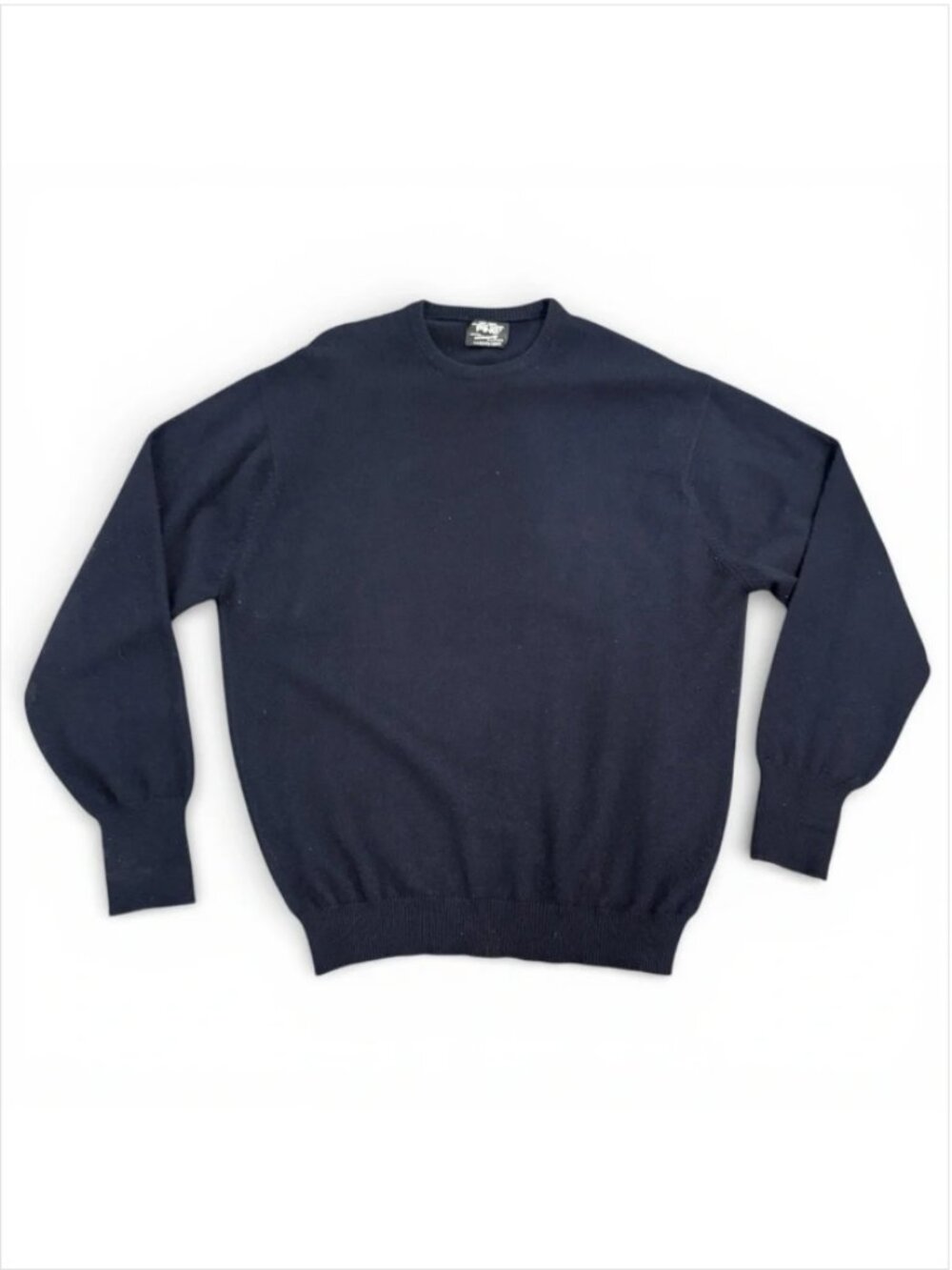 Vintage Ping Karsten Scotland Lambswool Angora Golf Sweater Navy Mens XL